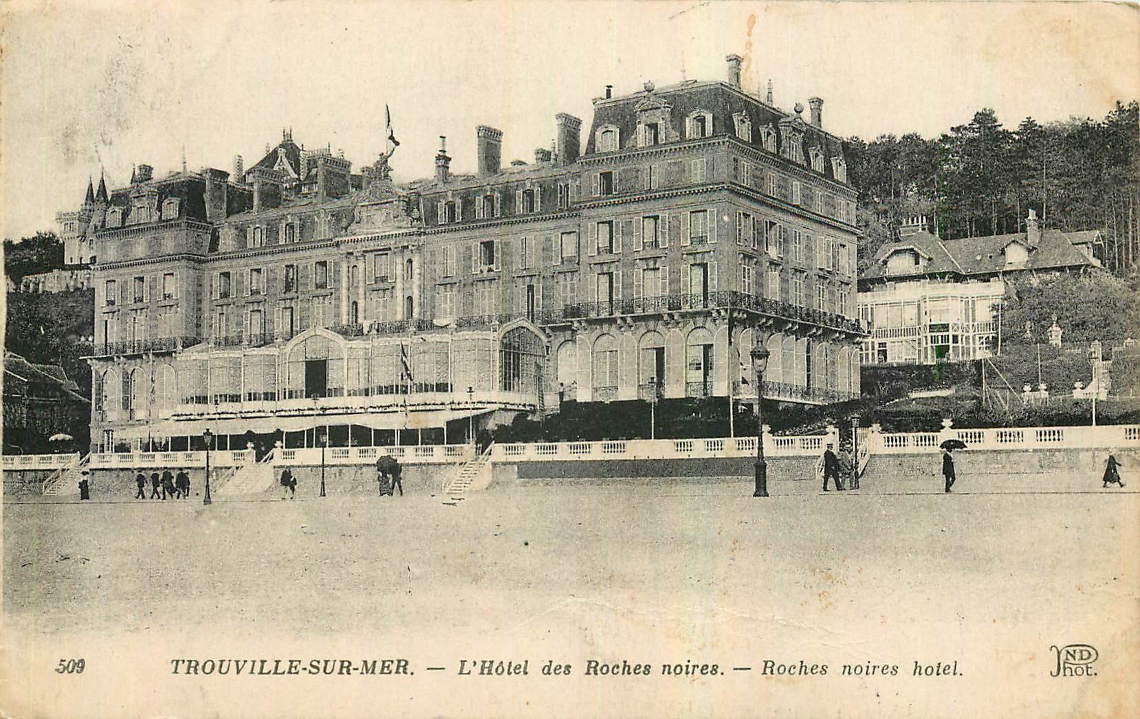 CPA Trouville sur Mer L'Hotel des Roches noires 