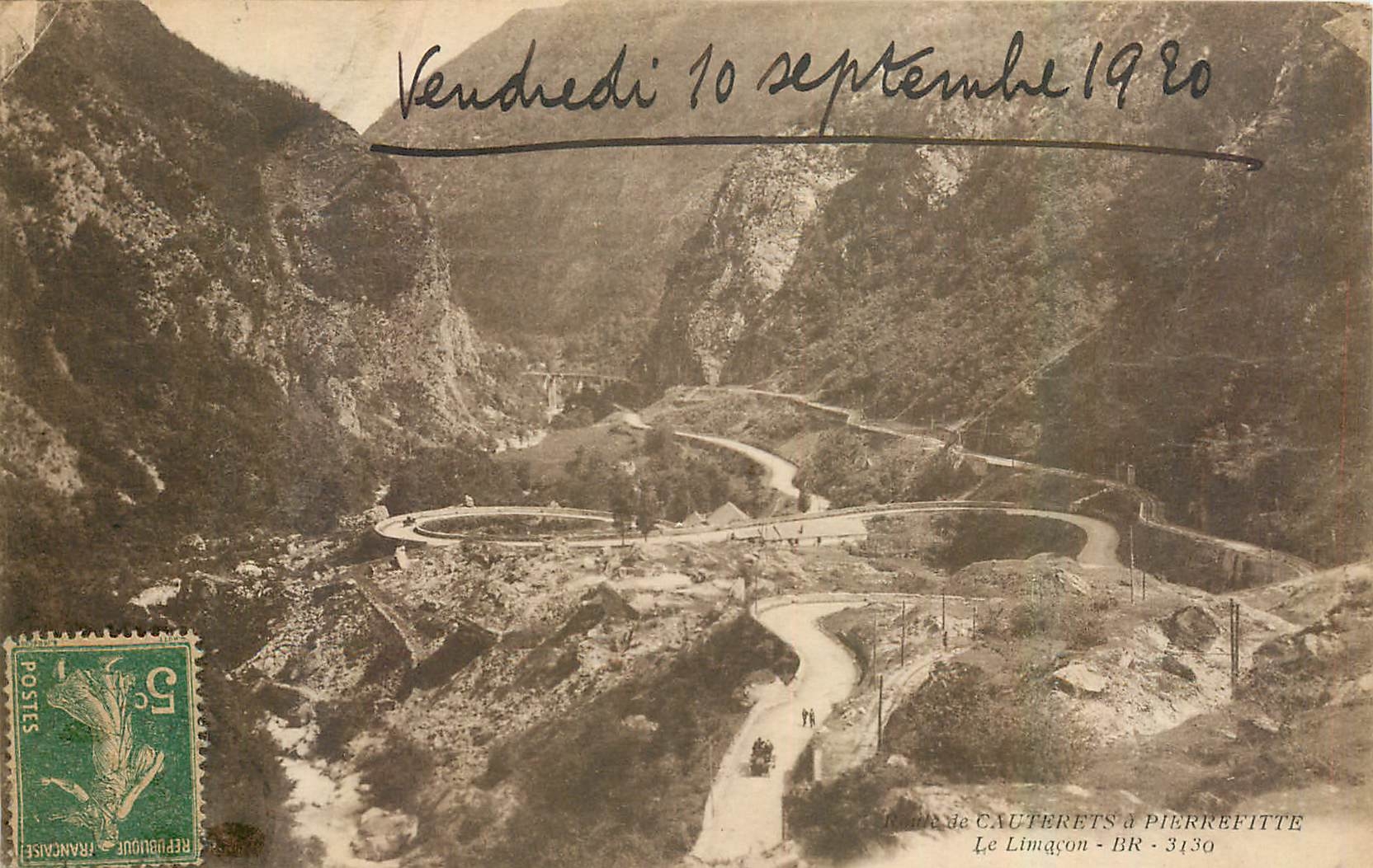 CPA Route de cauterets a Pierrefitte Le Limacon 