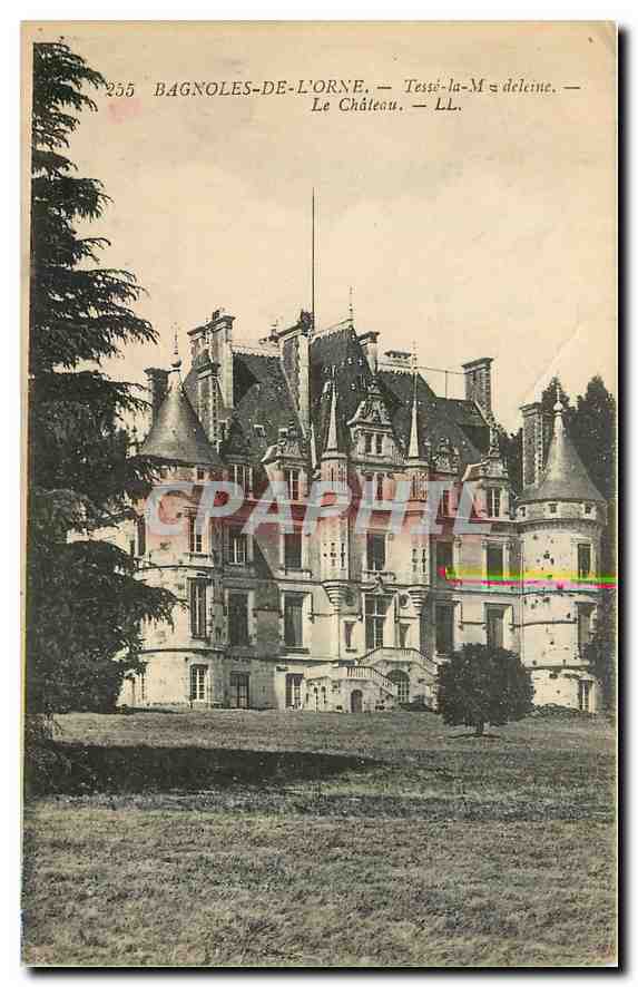 CPA Bagnoles de l'Orne Tesse la Madeleine Le Chateau 