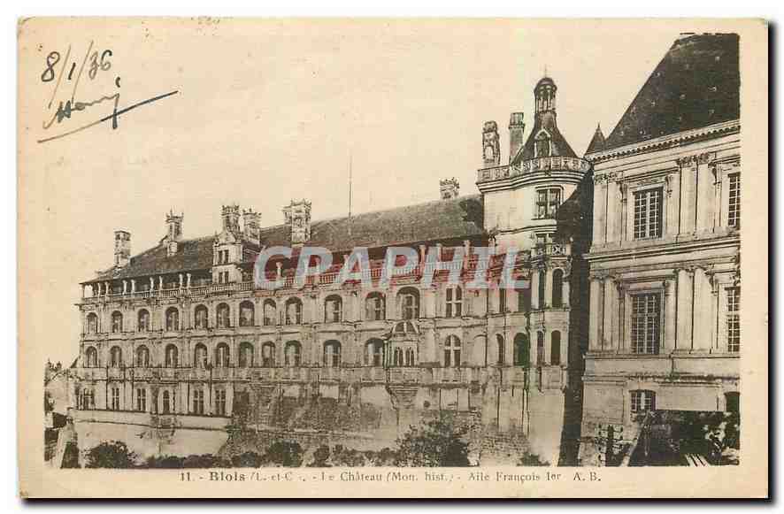Biols / L.-et-C. - Le Château (Mon. hist.) - Aile François Ier A.B.
