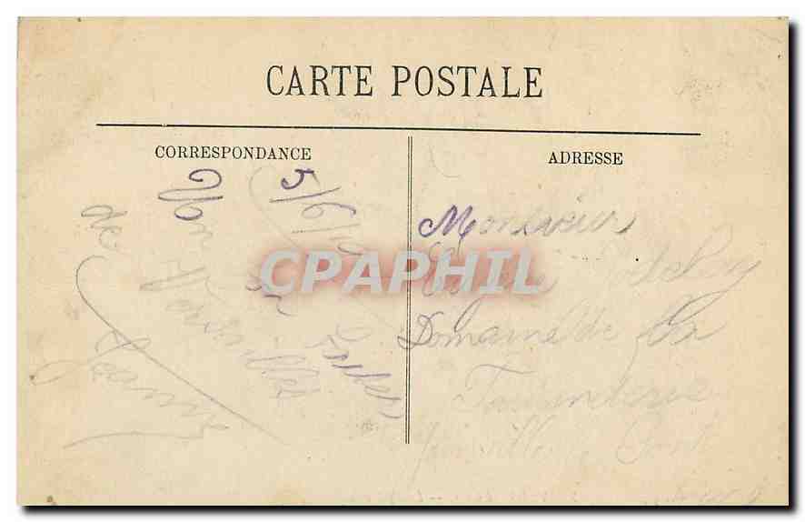 Versailles — Le Château — Éditeur : C. P. A. (n° 84) — Rückseite