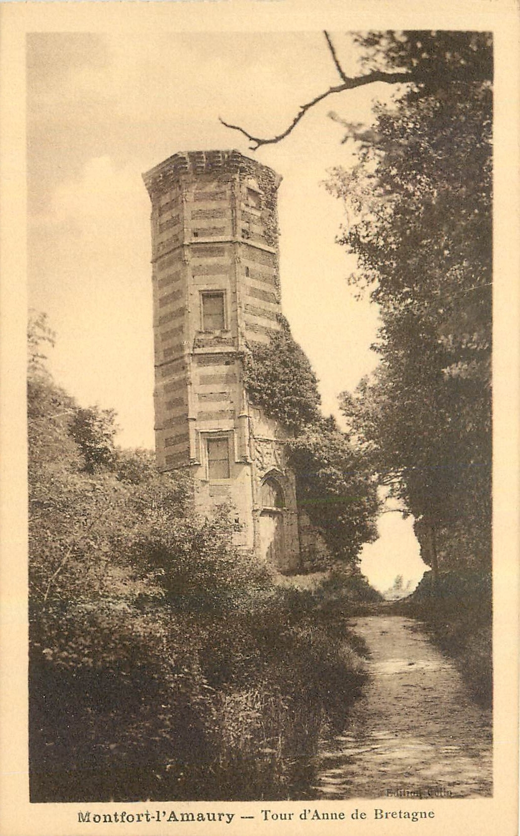 Montfort-l'Amaury — Turm von Anne de Bretagne — Ausgabe Veuve
