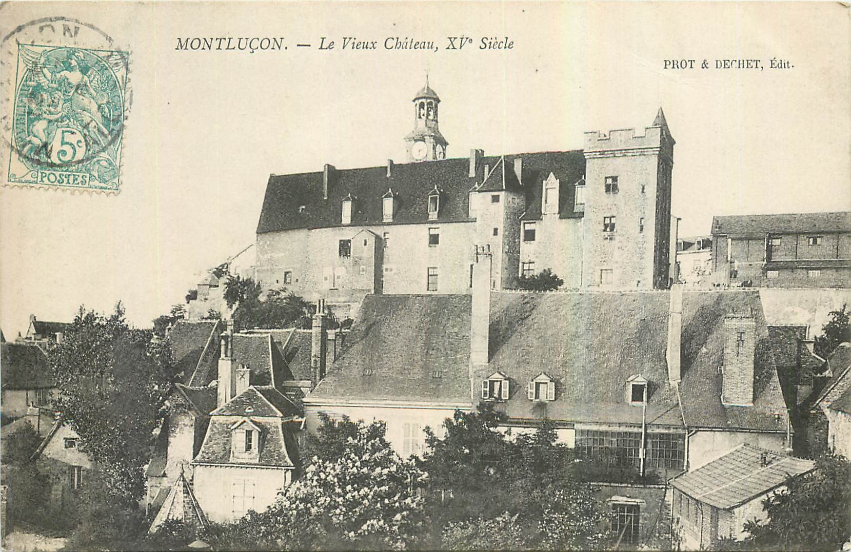 CPA Montlucon Le Vieux Chateau 