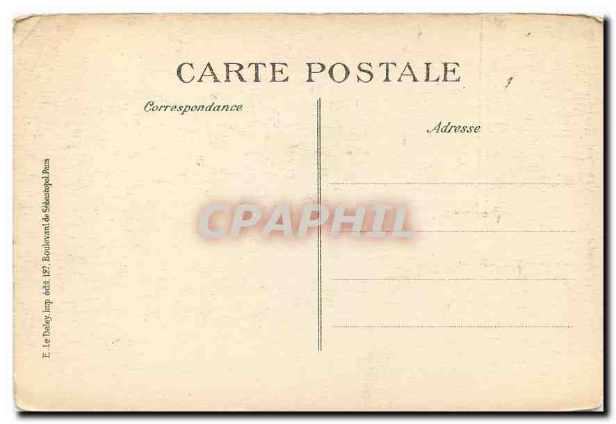 CPA Funerailles du General Gallieni A l'Hotel de Ville Les Couronnes  — Rückseite