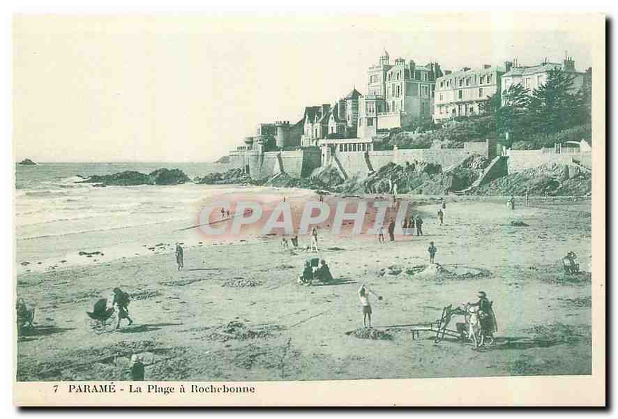 CPA Parame La Plage a Rochebonne 
