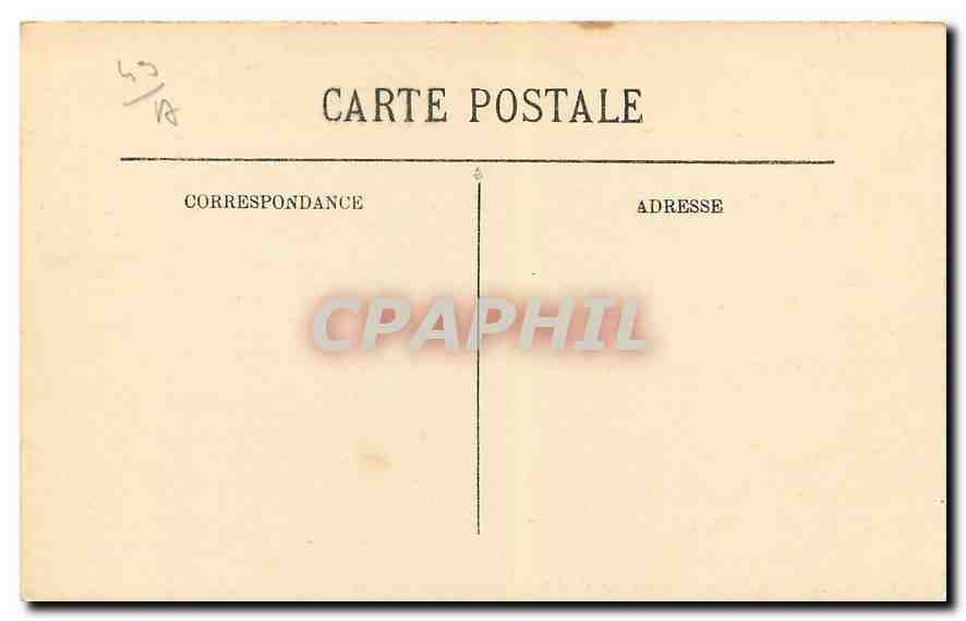 CPA Angers La Staue du Roi Rene et le Chateau  — Rückseite