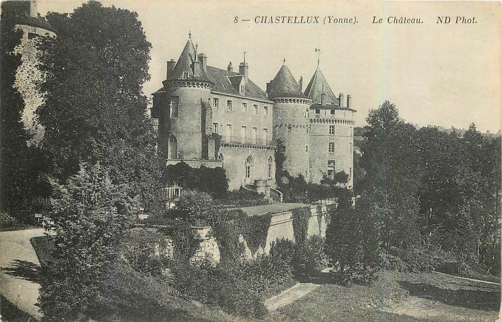 CPA Chastellux Yonne Le Chateau 
