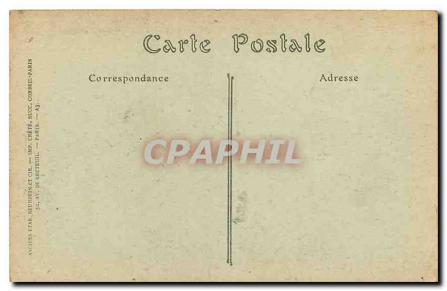 Château de Cheverny — Les Dépendances, restes de l'ancien château — NDJROC — Rückseite