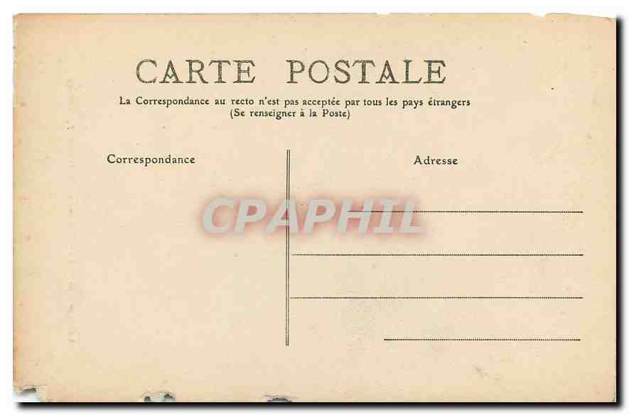 CPA Loir et cher Chateau de Chaumont l'Entree  — Rückseite