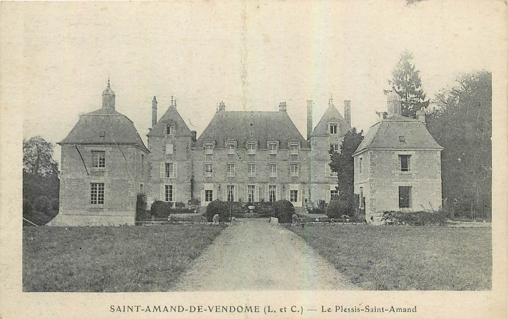 CPA Saint Amand de Vendome L et C Le Plessis Saint Anand