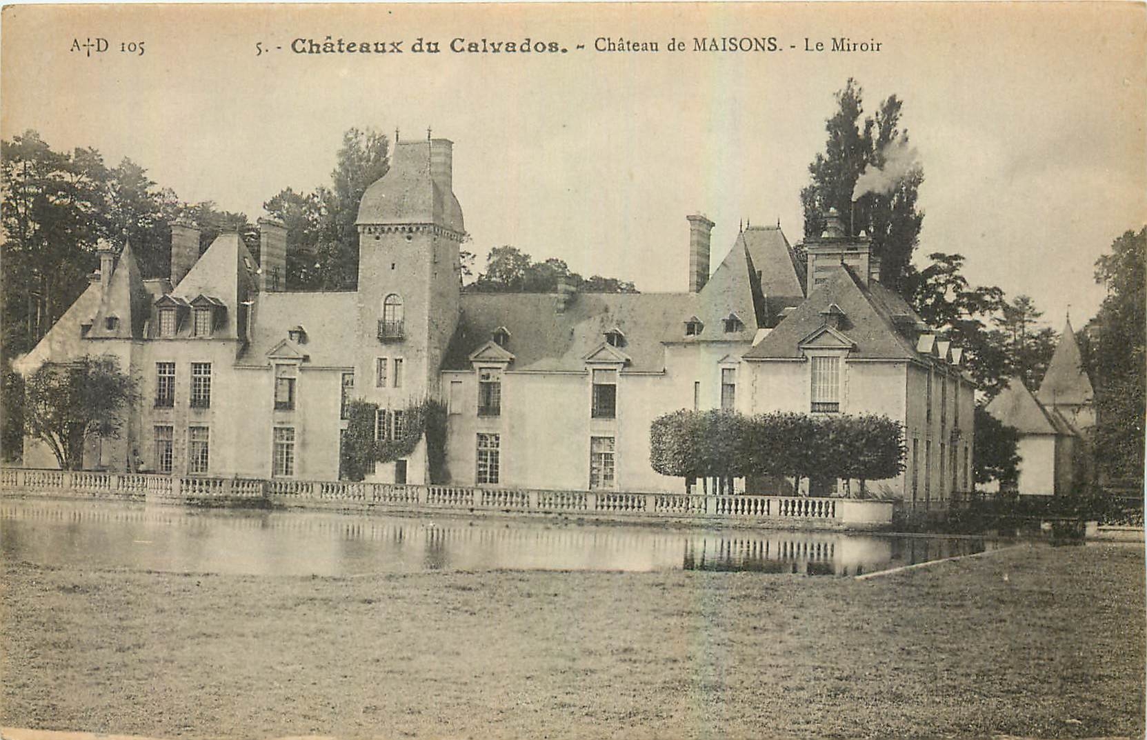 CPA Chateaux du Calvados Chateau de Maison Le Miroir 