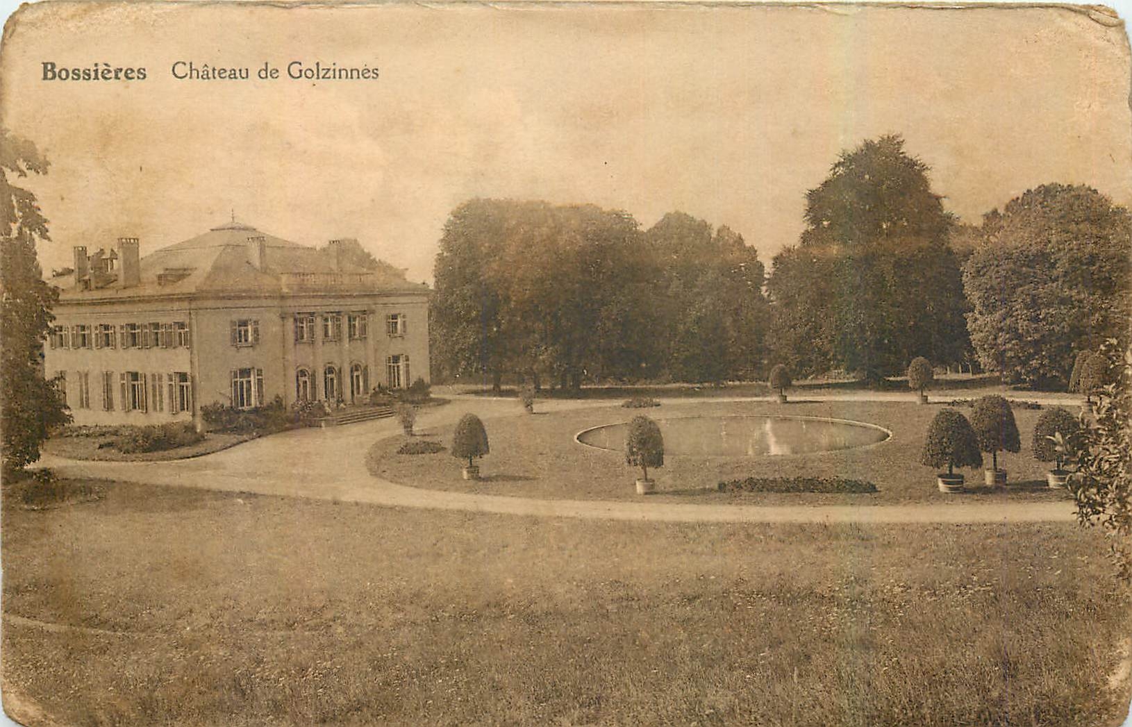 CPA Bossieres Chateau de Golzinnes 