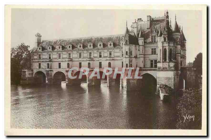 CPA La Douce France Chateaux de la Loire Chateau de Chenonceaux facade Nord Est 