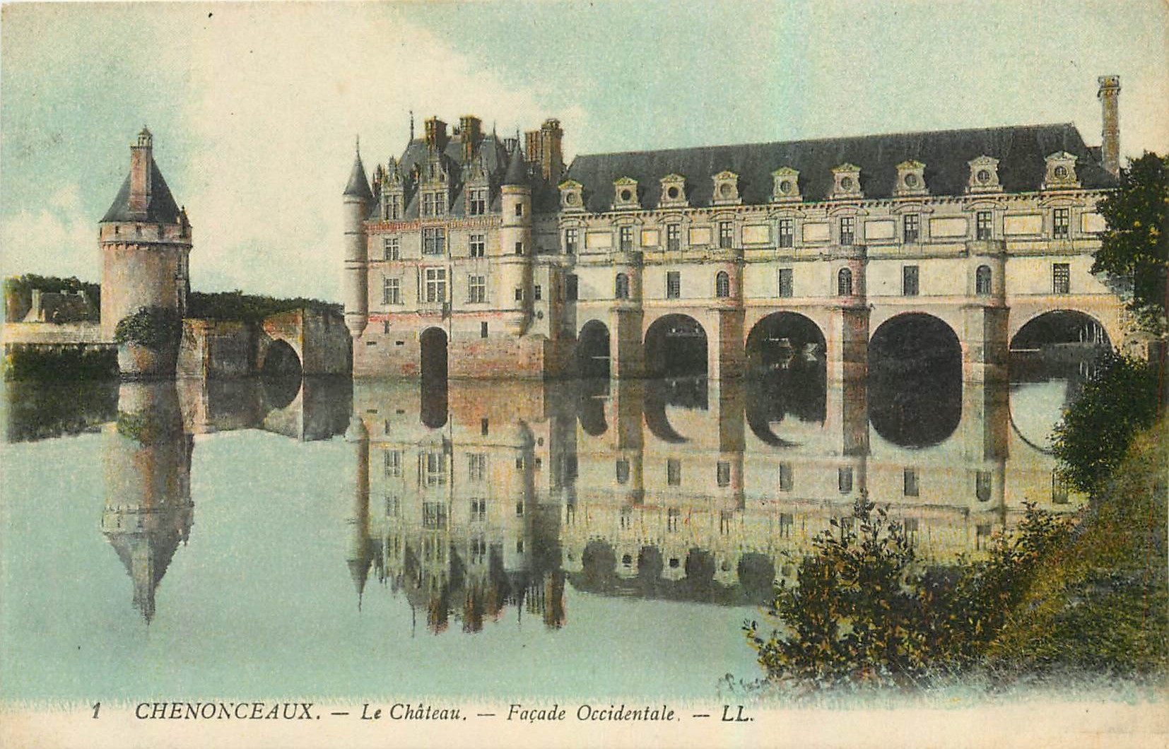 CPA Chenonceaux Le Chateau Facade Occidentale 