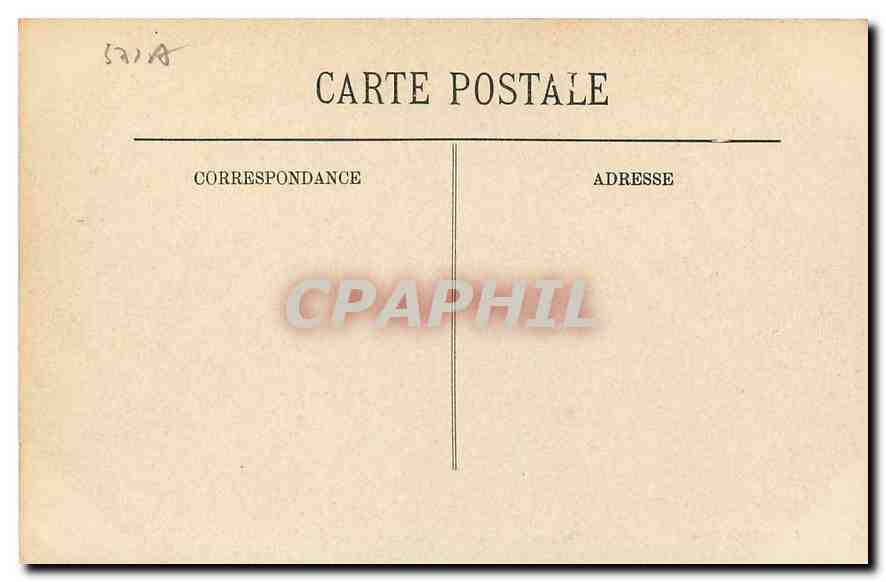 CPA Chenonceaux Le Chateau Facade Occidentale  — Rückseite