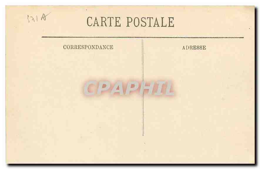 CPA Amboise Le Chateau vu de l'Ile  — Rückseite