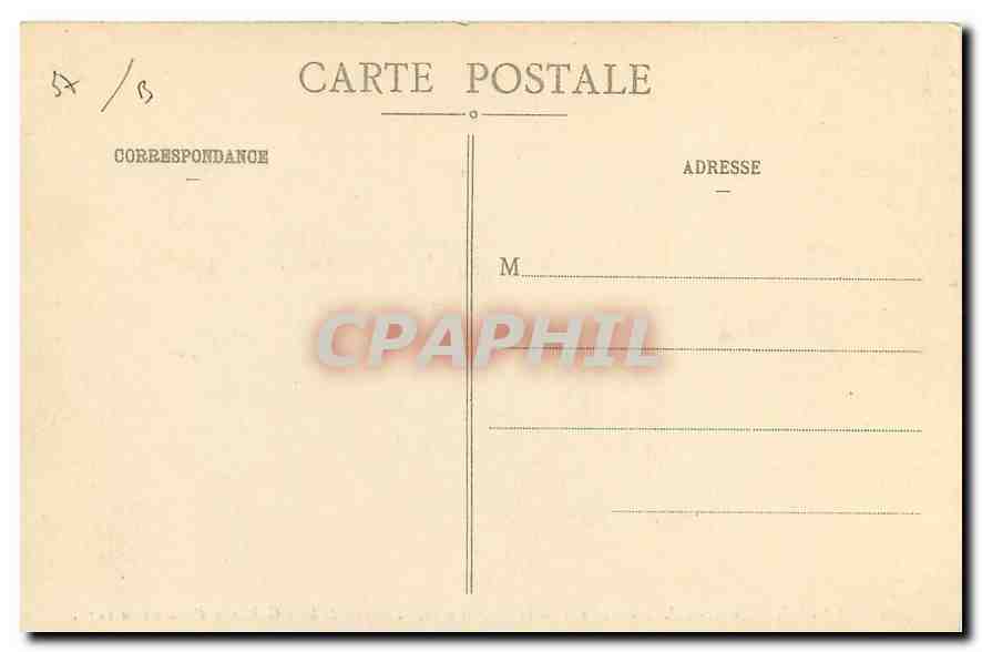 CPA Mont Louis I et L Chateau de la Bourdaisiere ou naquit Gabrielle d'Estrees — Rückseite