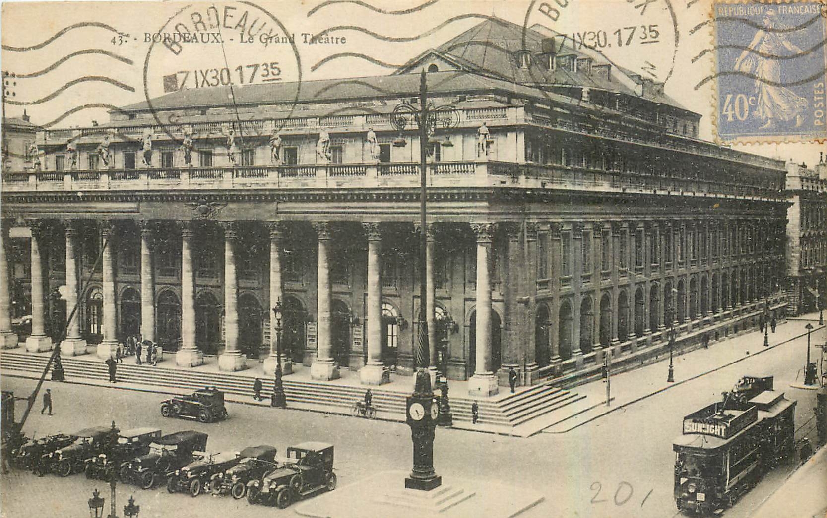 CPA Bordeaux Le Grand Theatre 