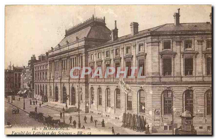 CPA Bordeaux Faculte des Lettres et des Sciences 