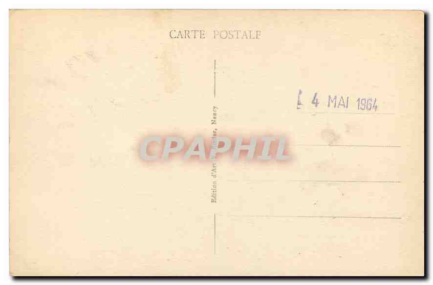 CPA Nancy  — Rückseite