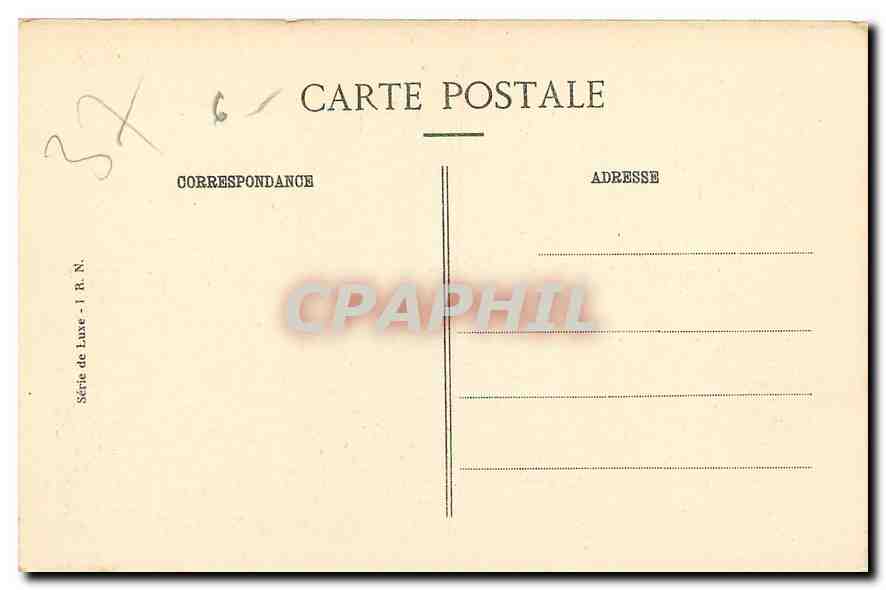 CPA Sainte Cathedrale de Fierbois I et L Chateau de comacre  — Rückseite