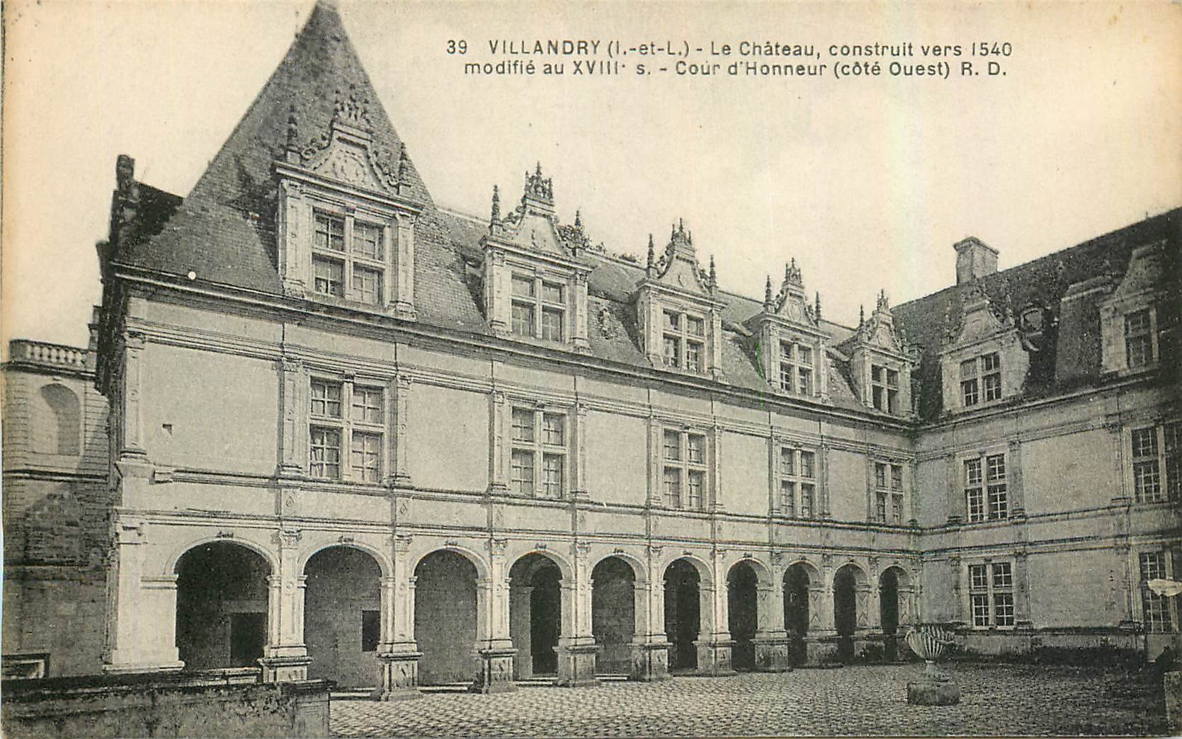 CPA Villandry I et L Le Chateau 