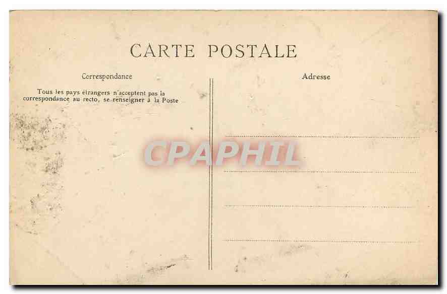 CPA La Normandie Le Cormier Le Chateau de la Chesnaye  — Rückseite