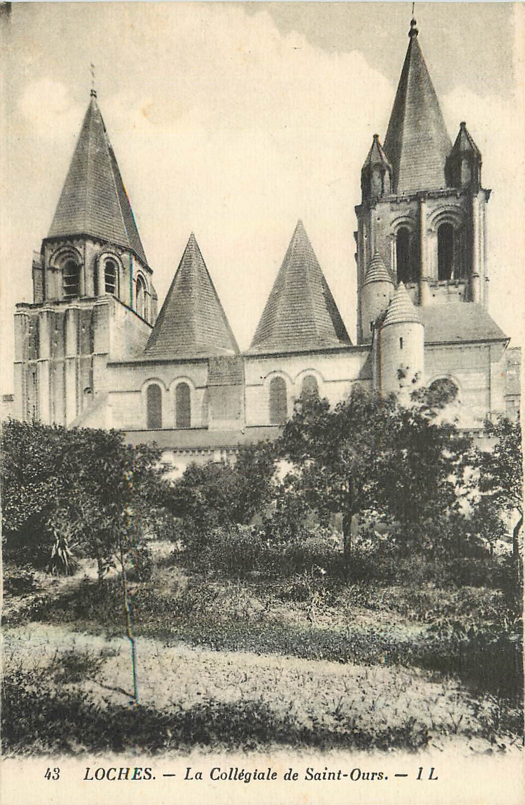 CPA Loches La Collegiale de Saint Ours 