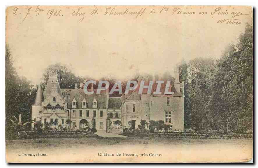 CPA Chateau de Pezeau pres Cosne 