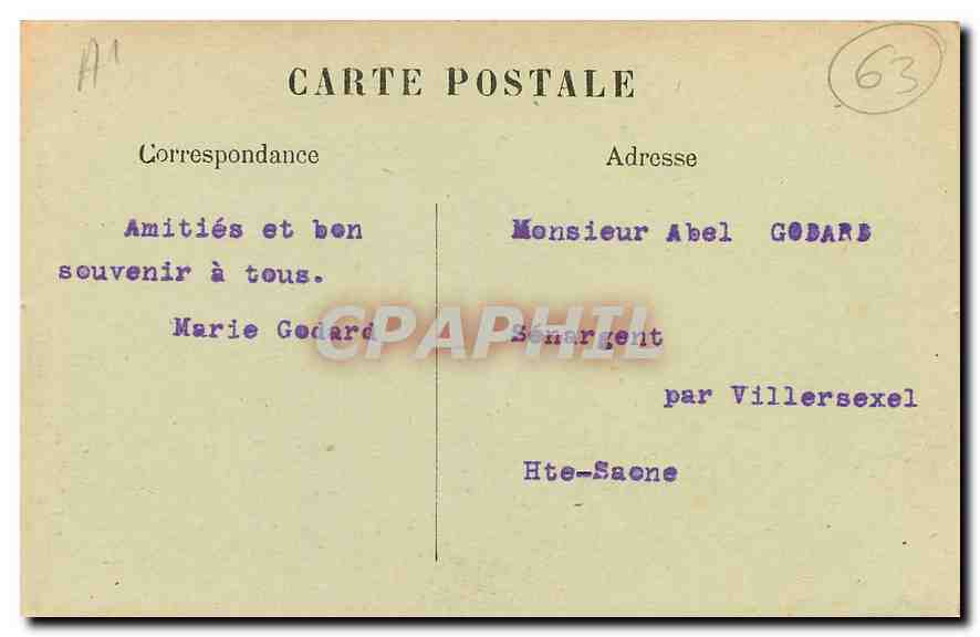 CPA Eglise de St Cyr au Mont d'Or Maitre Autel  — Rückseite