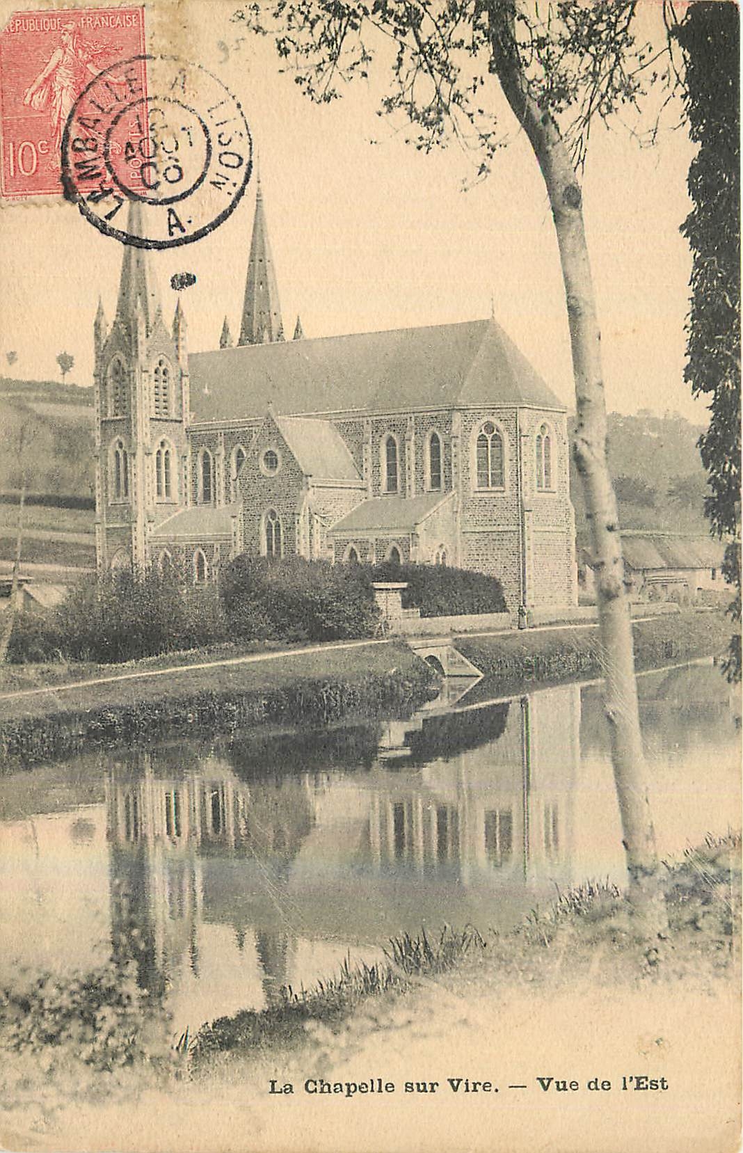 CPA La Chapelle sur Vire Vue de l'Est 