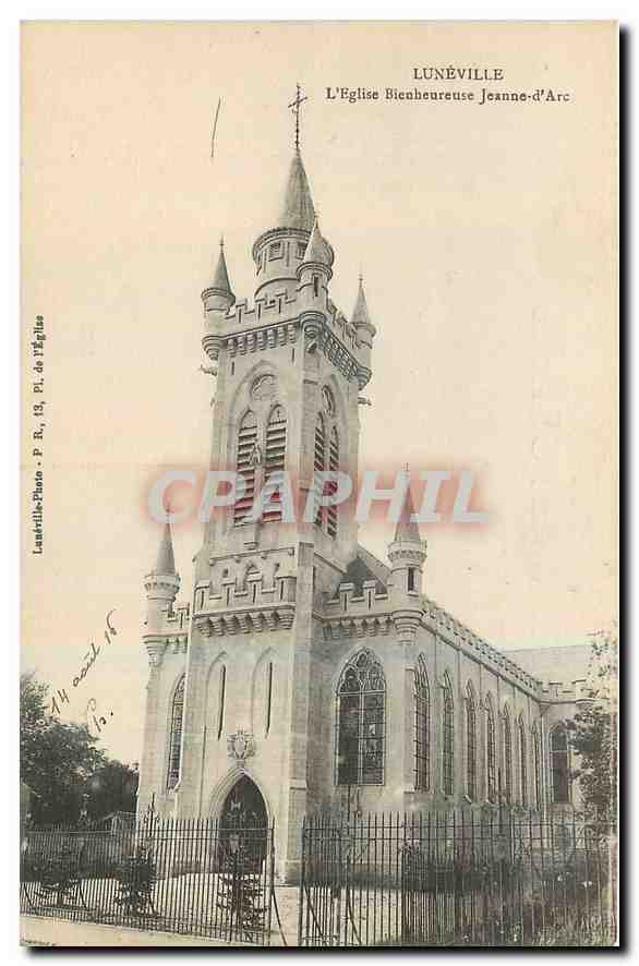 Lunéville — L'Église Bienheureuse Jeanne-d'Arc — Lunéville-Photo, Pl. de l'Église