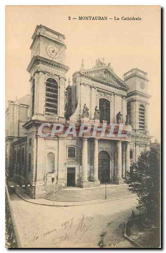 CPA Montauban La Cathedrale 
