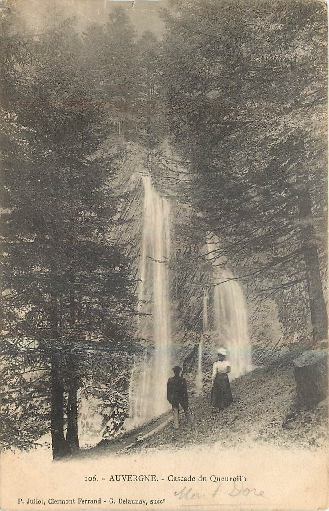 CPA Auvergne Cascade du Queureilh 