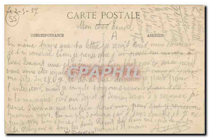 CPA Collection Jeanne d'Arc Vaucouleurs La Porte de France  — Back