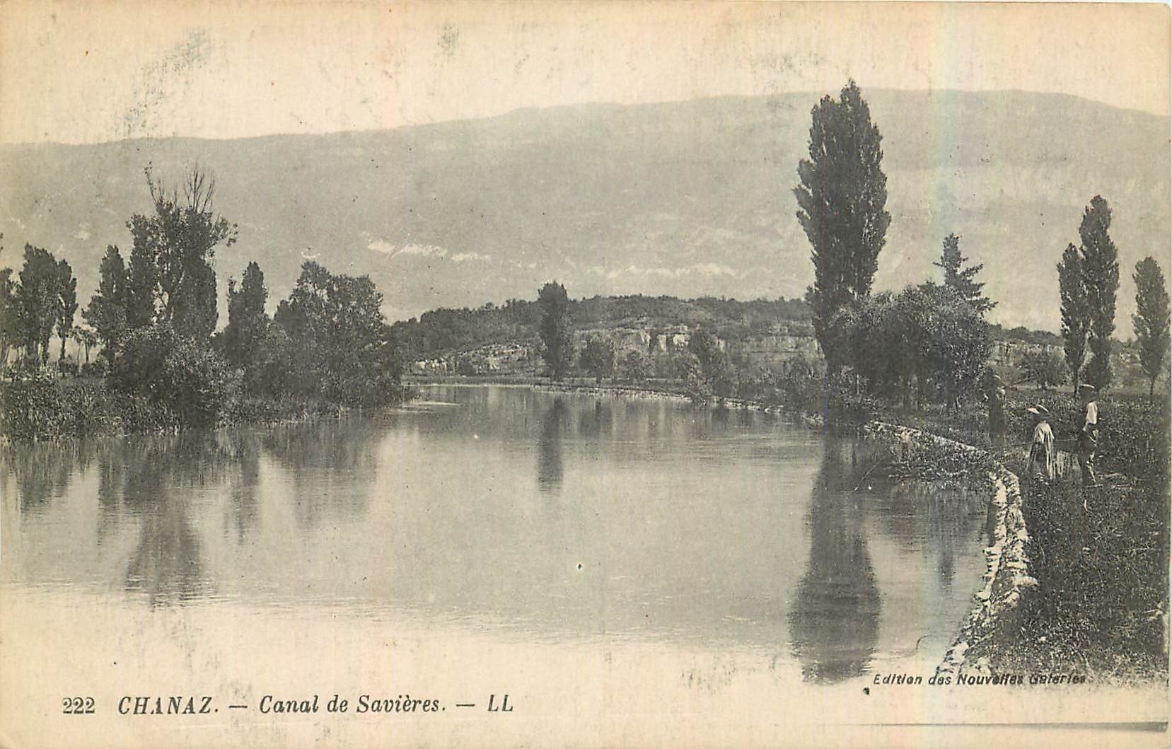 CPA Chanaz Canal de Savieres 