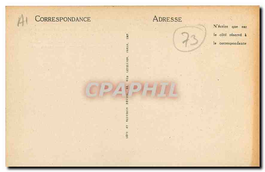 CPA Aix les Bains Lac du Bourget Abbaye d'Hautecombe  — Rückseite