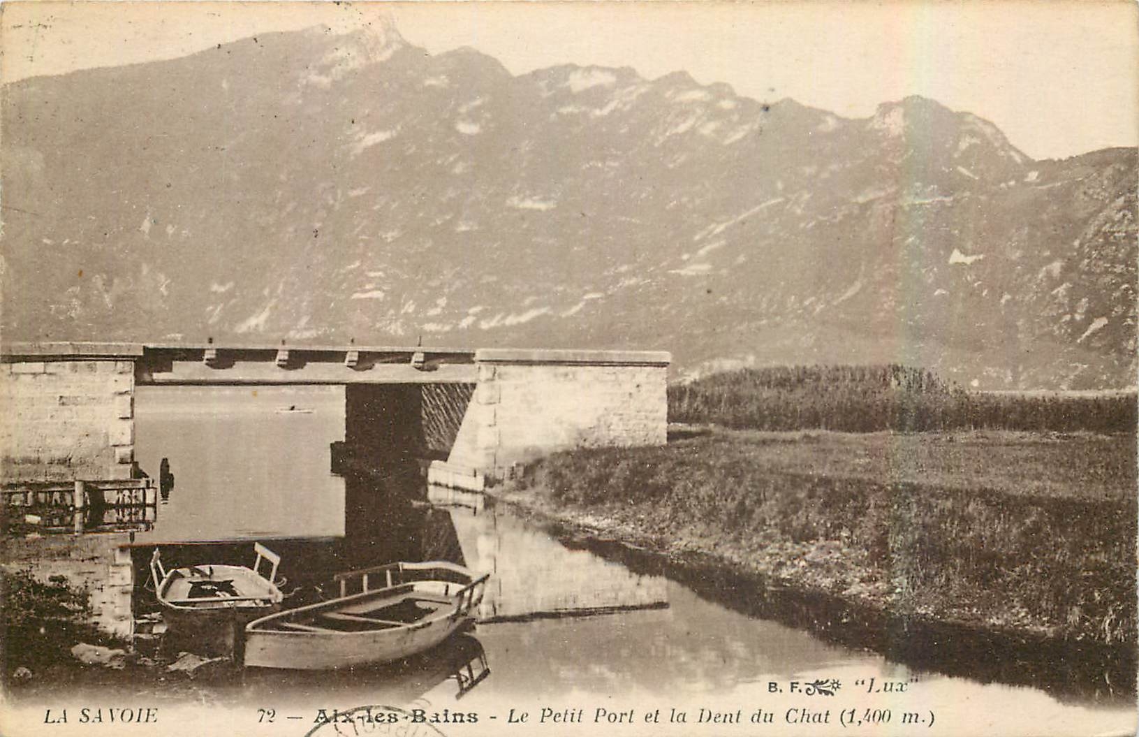 CPA Aix les Bains Le Petit Port et la Dent du Chat 
