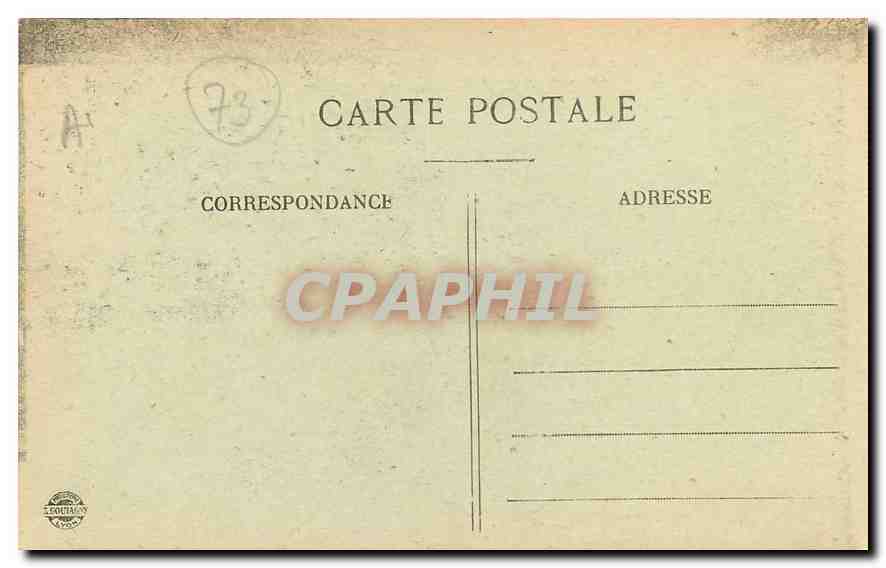 CPA Aix les Bains La Villa des Fleurs  — Rückseite