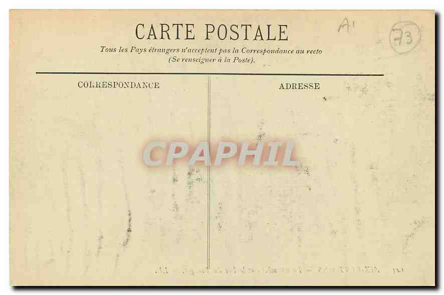 CPA Aix les Bains La Chambotte et le Lac du Bourget  — Verso