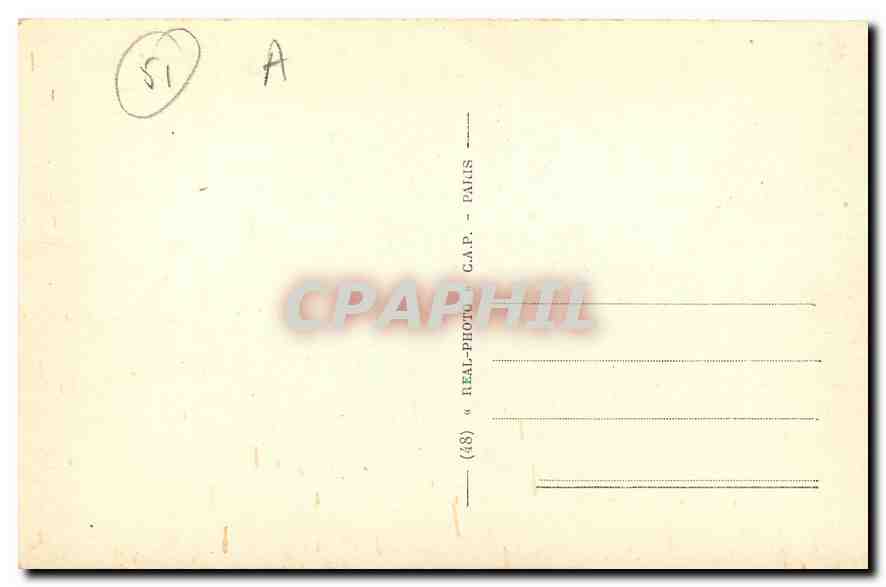 CPA Chalons sur Marne La Prefecture cote du jardin  — Back