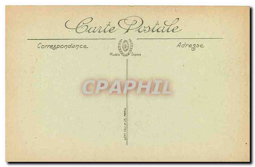 CPA Belfort Le Chateau et le Lion  — Verso
