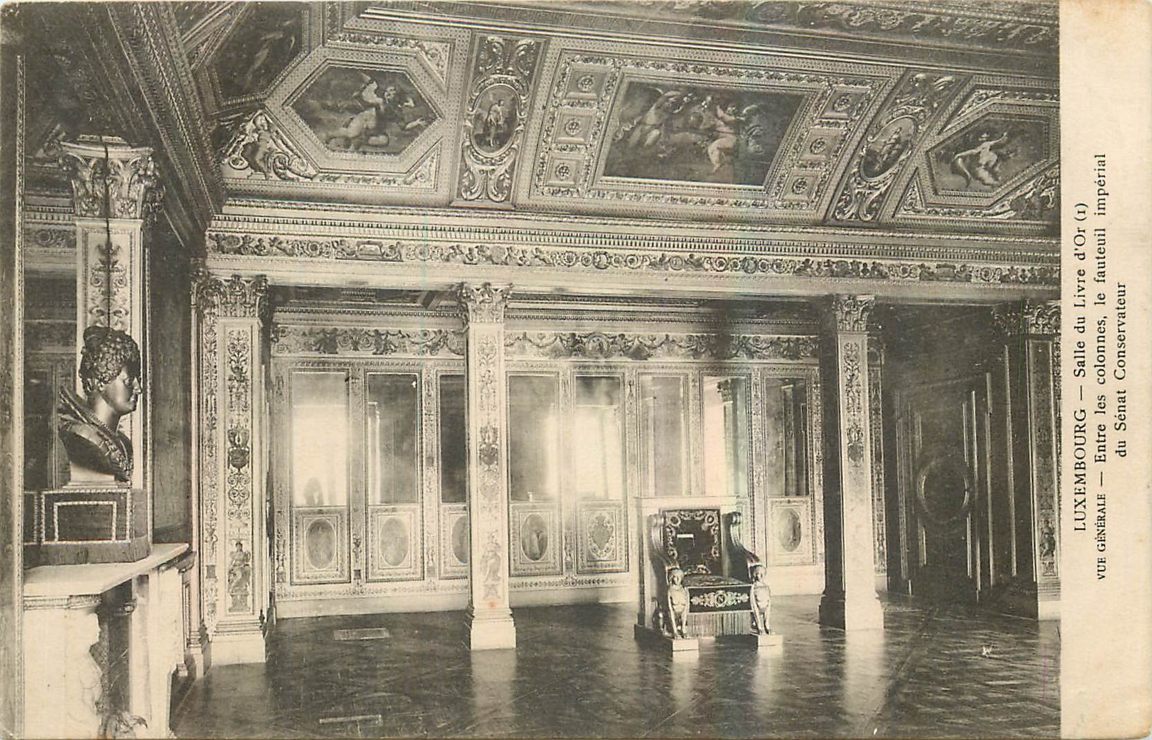 CPA Luxembourg Salle du Livre d'Or 