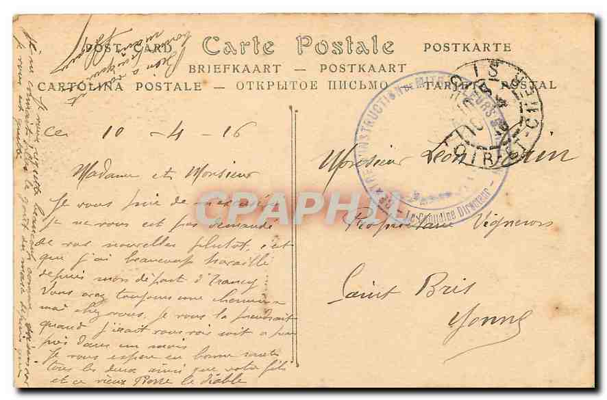 CPA Chateau de Blois Aile Francois I Facade exterieure  — Verso
