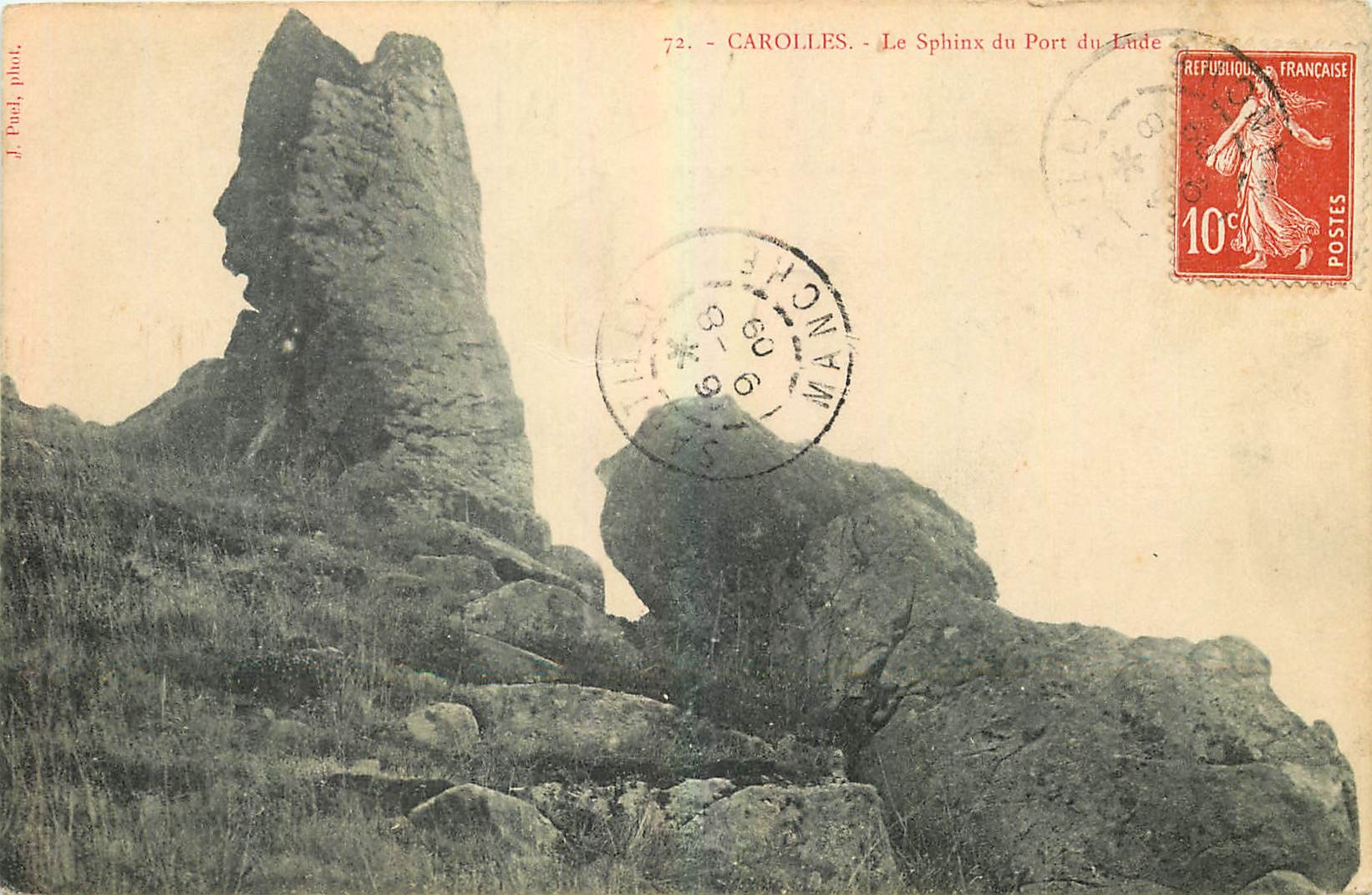 Carolles - Le Sphinx du Port du Lude — J. Poud, phot. — n°72