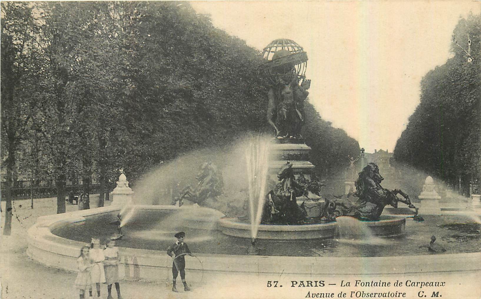 CPA Paris La Fontaine de Carpeaux Avenue de l'Observatoire 