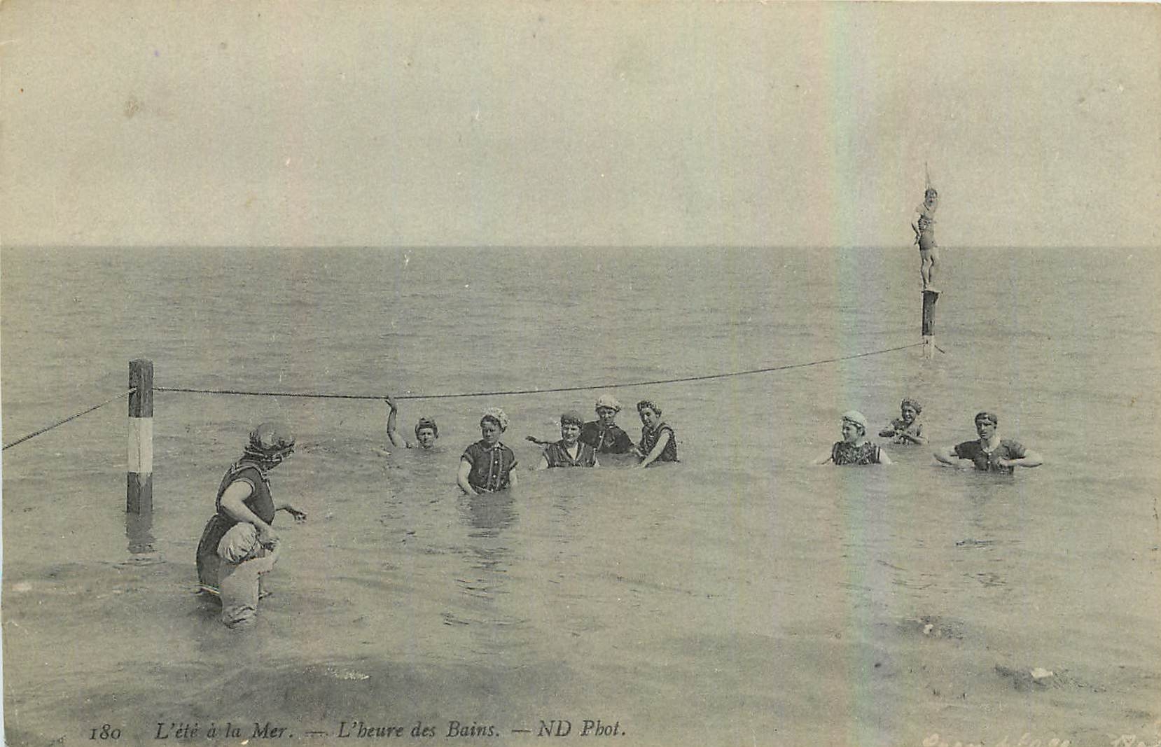 L'été à la Mer — L'heure des Bains — ND Phot. — n° 180
