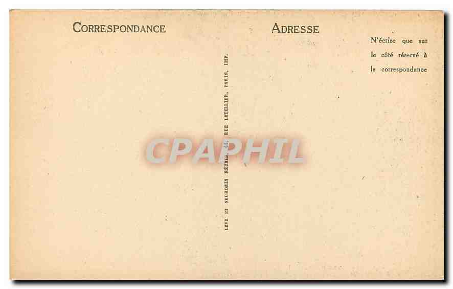 CPA Vezelay Basilique de la Madeleine Chapiteau de la einquiteme Colonne engagee du Colateral droit  — Rückseite