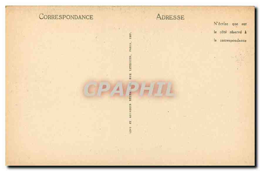 CPA Vezelay Basilique de la Madeleine Chapiteau de la einquiteme Colonne engagee du Colateral droit  — Rückseite