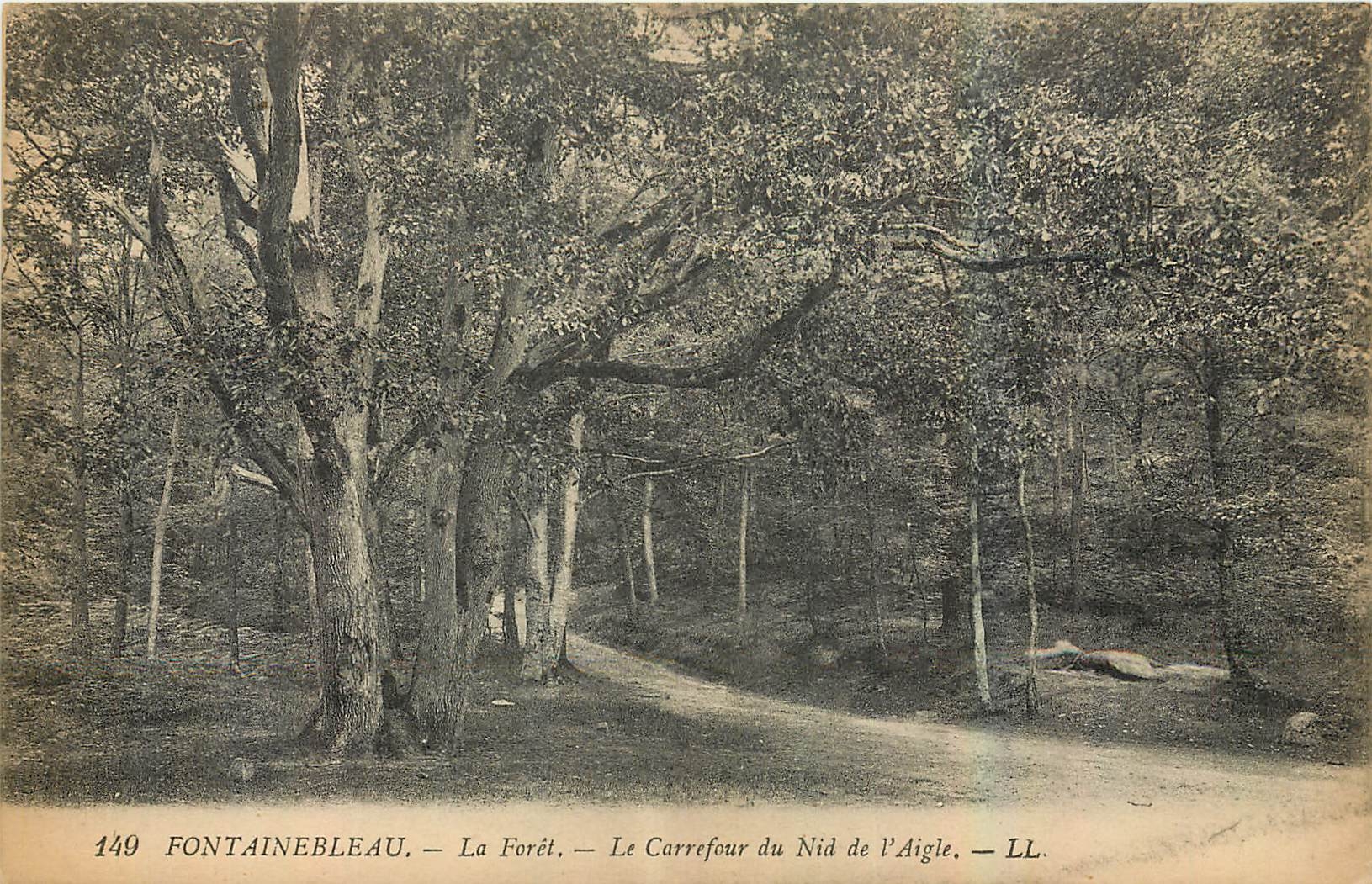 Fontainebleau — La Forêt — El Cruce del Nido del Águila — LL, n°149